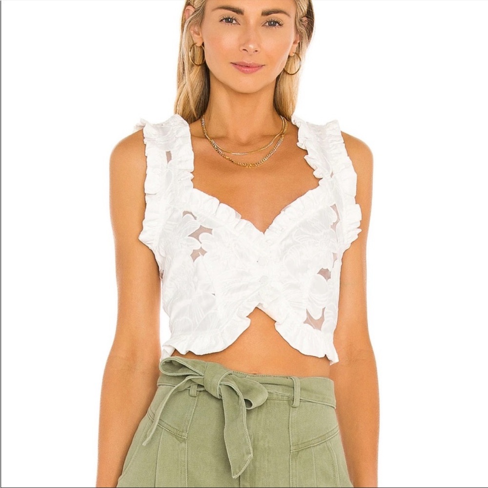 For Love and Lemons Evelyn Crop Top